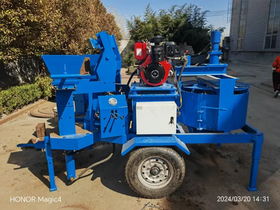 Hydraulic Interlocking Block Making Machine with PLC Motor Pump & Gear for Brick Production Line — image 7
