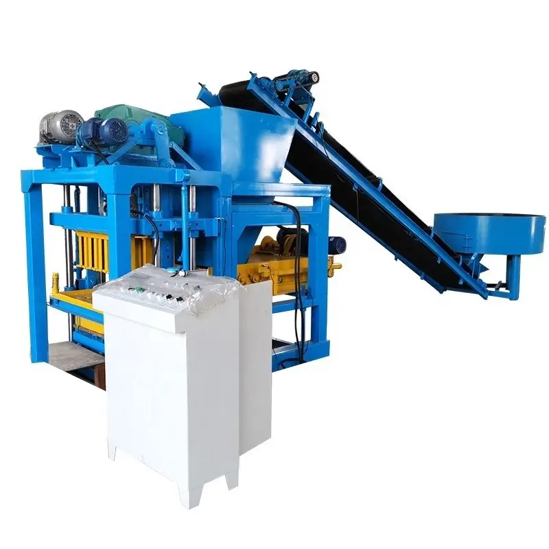 Qtj428 Best Quality Concrete Cement Sand Block Brick Making Machine Price — image 4