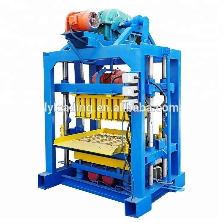 QT4-40A Manual Paving Block Making Machines Block Machine Manual Manual Concrete Hollow Block Mold Tanzania — image 3