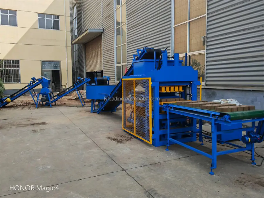 Automatic Interlocking Paving Block Making Machine with Hydraulic Pressure Bearing Core Components Easy Operation — image 4