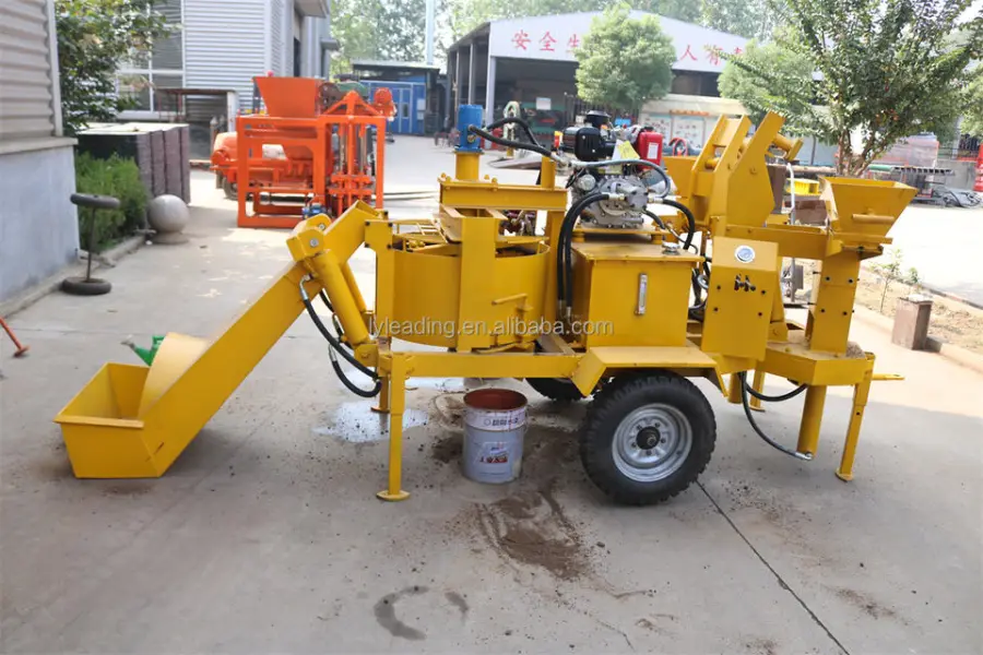 Factory Price M7MI Twin Manual Diesel/motor Clay Soil Interlocking Interlock Block Brick Making Machine Block — image 5