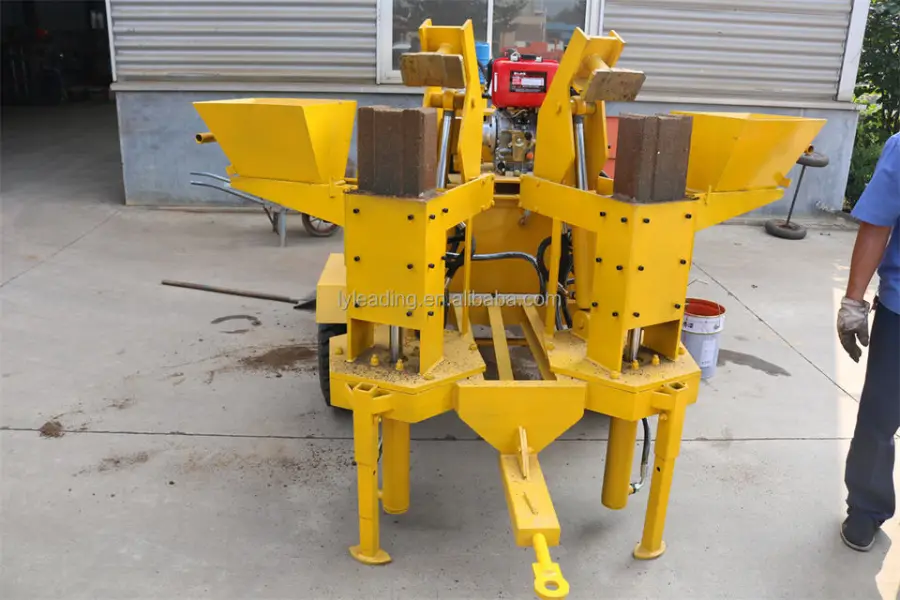 Factory Price M7MI Twin Manual Diesel/motor Clay Soil Interlocking Interlock Block Brick Making Machine Block — image 7