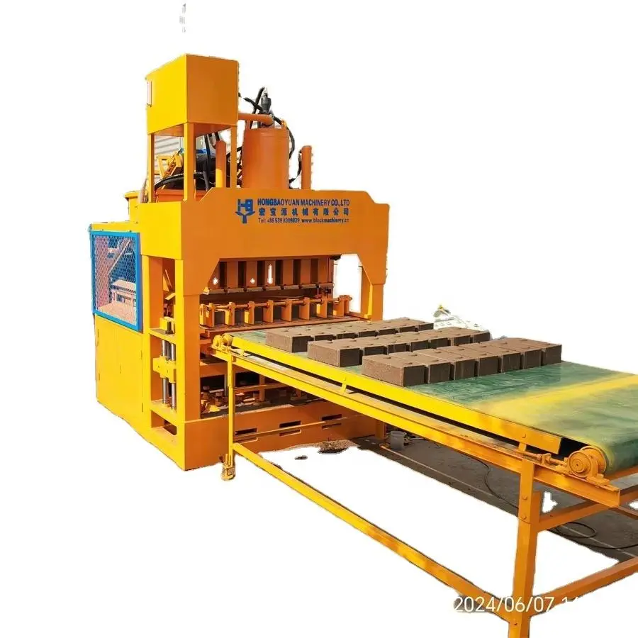 HBY7-10s Chinese Factory Clay Rammed Earth Interlock Brick Machine Fly Ash Brick Red Earth Hydraulic From Suppliers — view 1