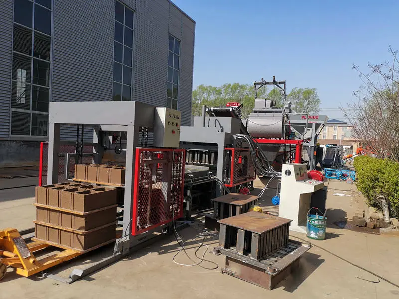 QTJ4-18 Fully Automatic Block Production Line Hydraulic Concrete Paver Block Machine Cement Hollow Brick Machine Price — image 4