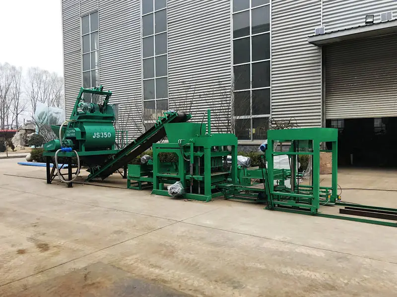 QTJ4-18 Fully Automatic Block Production Line Hydraulic Concrete Paver Block Machine Cement Hollow Brick Machine Price — image 5