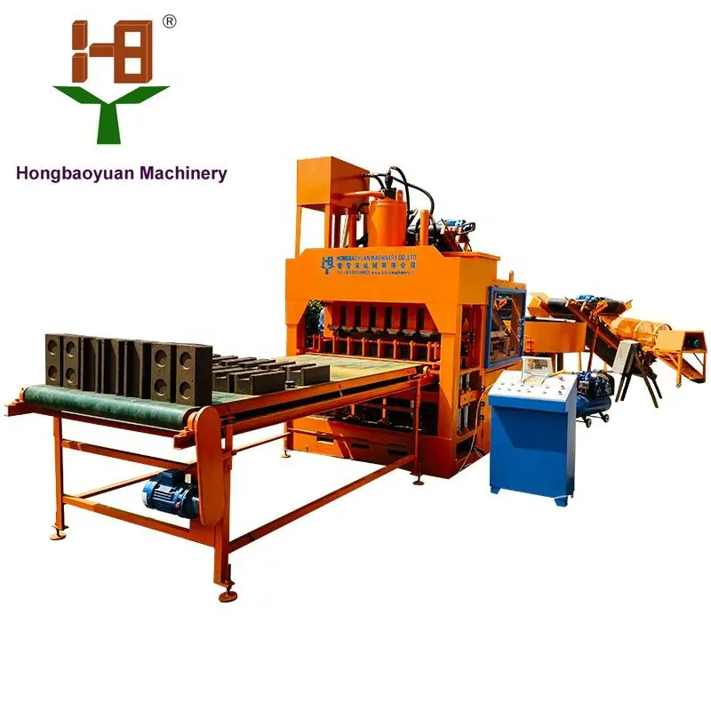 HBY7-10s Chinese Factory Clay Rammed Earth Interlock Brick Machine Fly Ash Brick Red Earth Hydraulic From Suppliers — image 5