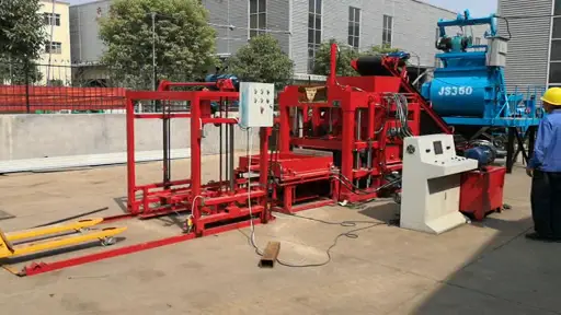 QTJ4-18 Fully Automatic Block Production Line Hydraulic Concrete Paver Block Machine Cement Hollow Brick Machine Price — image 7