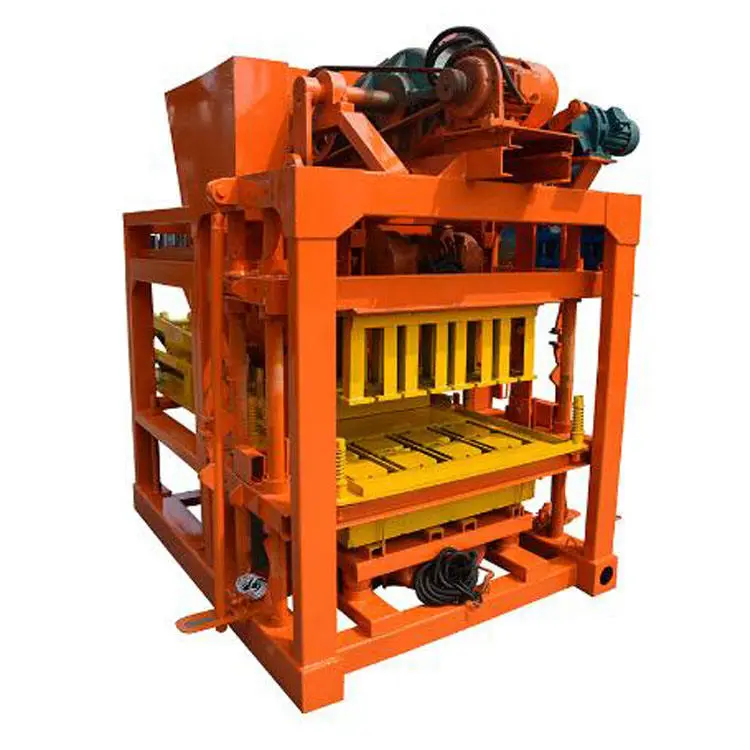 QTJ4-28 Block Making Machine Semi-automatic Concrete Hollow Block Machine Price in UZ — image 3