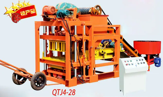 QTJ4-28 Block Making Machine Semi-automatic Concrete Hollow Block Machine Price in UZ — image 4