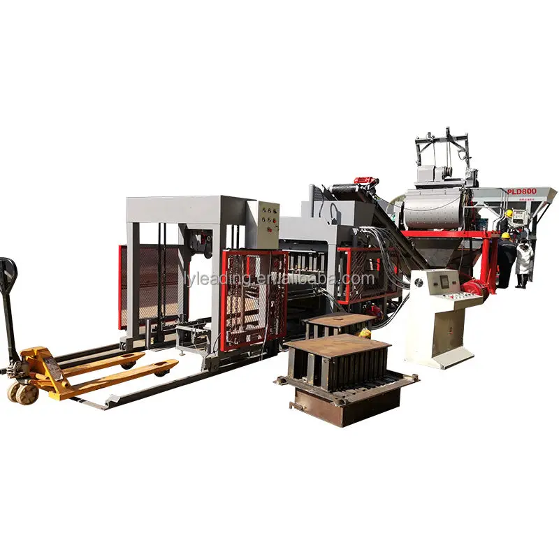 QTJ4-18 Fully Automatic Cement Brick Paving Stone Maker Production Mold Manufacturer's Brick Making Machine — view 1