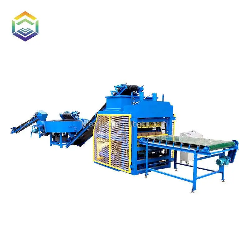 HBY4-10 Automatic Compressed Earth Interlocking Stabilized Brick Block Making Machine China Red Earth Clay Brick Machine — image 4