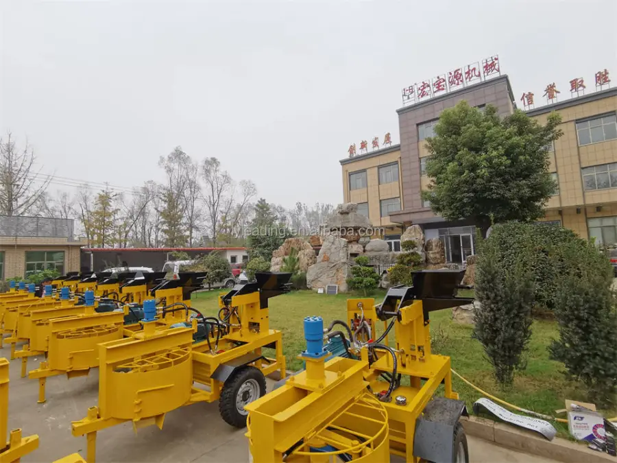 Hydraulic Pressure Interlock Block Making Machine Clay Motor PLC 220V/380V Easy to Operate — image 4