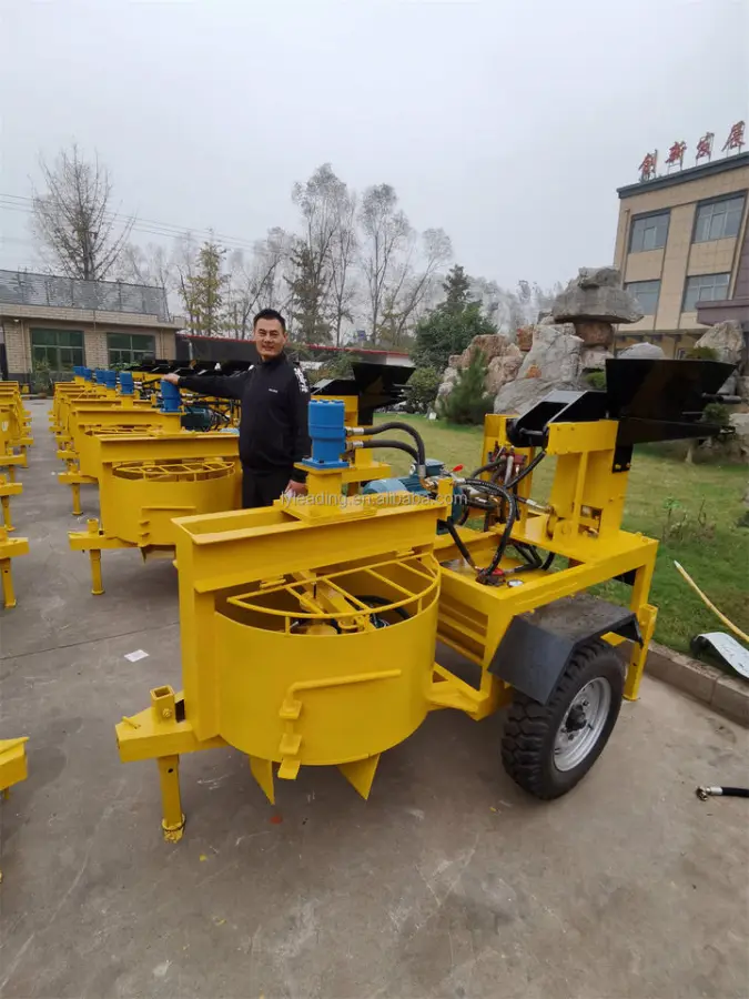 Hydraulic Pressure Interlock Block Making Machine Clay Motor PLC 220V/380V Easy to Operate — image 6
