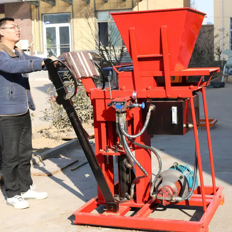 Simple Manual Compressed Earth Brick Making Machine Building Equipment — image 4