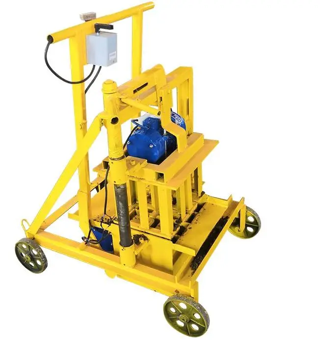 Multi-Purpose QMJ2-45 Mobile Block Machine Manual Cement Block Machine — view 1