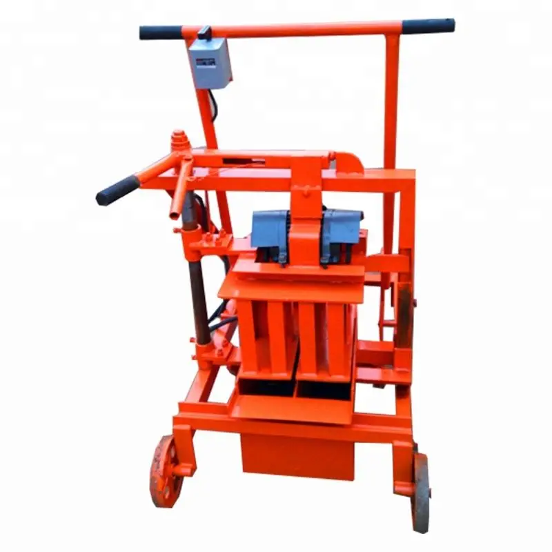 Multi-Purpose QMJ2-45 Mobile Block Machine Manual Cement Block Machine — image 3