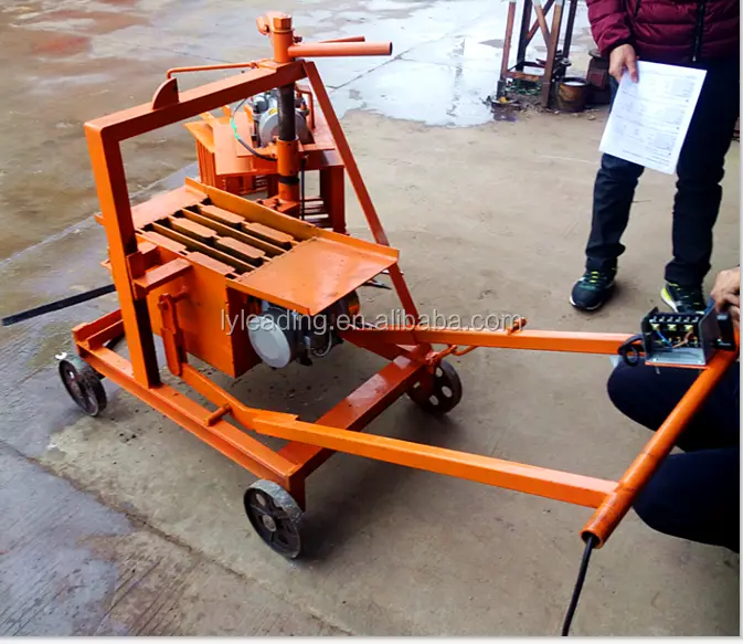 Multi-Purpose QMJ2-45 Mobile Block Machine Manual Cement Block Machine — image 5