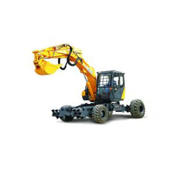 New Mini Mobile Spider Walking Xcm-g Et110 Mountain Wheel Excavator with Bucket Price for Sale — view 1