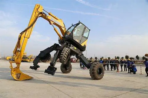 New Mini Mobile Spider Walking Xcm-g Et110 Mountain Wheel Excavator with Bucket Price for Sale — image 6
