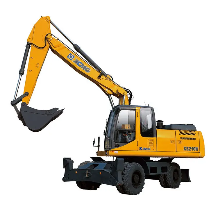 Earthmoving Machinery XCM G 20 Ton Wheel Excavator XE210WA Cheap Price for Sale in Malaysia — view 1