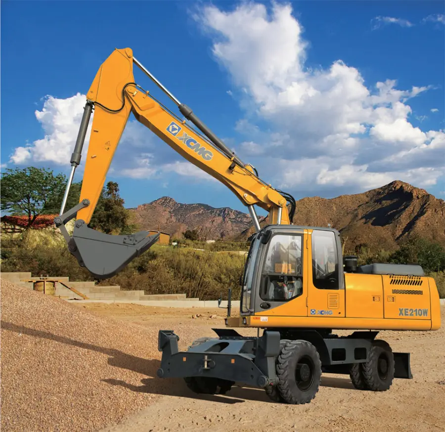 Earthmoving Machinery XCM G 20 Ton Wheel Excavator XE210WA Cheap Price for Sale in Malaysia — image 4