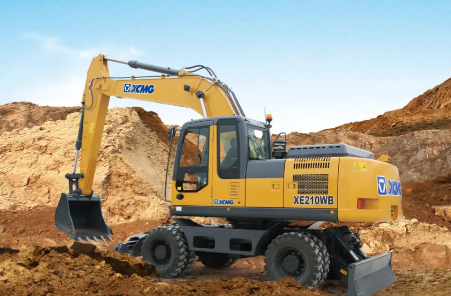 Top 10 Brand XCM G XE210WB 0.86m3 Bucket 21 Ton Hydraulic Wheel Excavator for Sale in Dubai — image 6