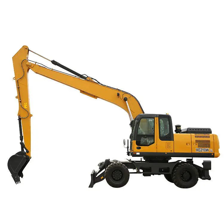 New XE210WLL 0.5m3 Bucket 21 Ton Hydraulic Wheel Excavator with Grapple Parts for Sale — image 4