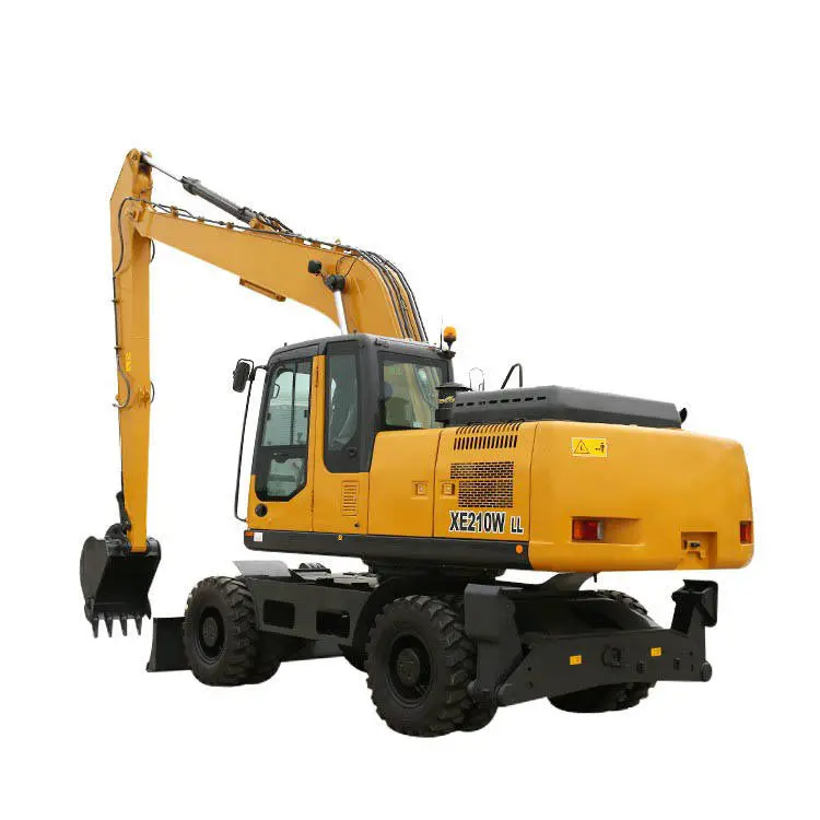 New XE210WLL 0.5m3 Bucket 21 Ton Hydraulic Wheel Excavator with Grapple Parts for Sale — image 6