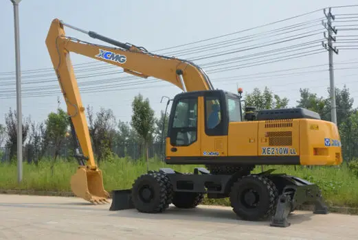 New XE210WLL 0.5m3 Bucket 21 Ton Hydraulic Wheel Excavator with Grapple Parts for Sale — image 7