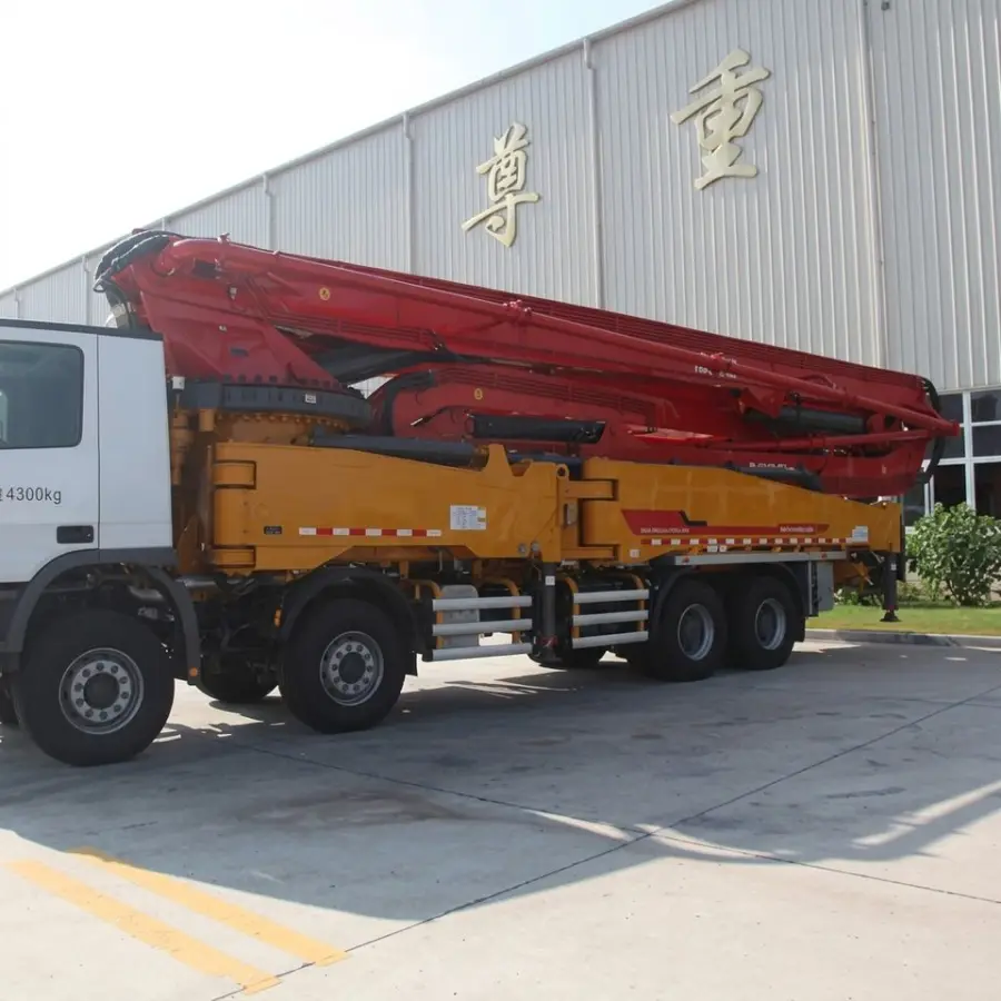 56m Truck Mounted Concrete Line Pump HB56 Factory Price for Sale — image 2