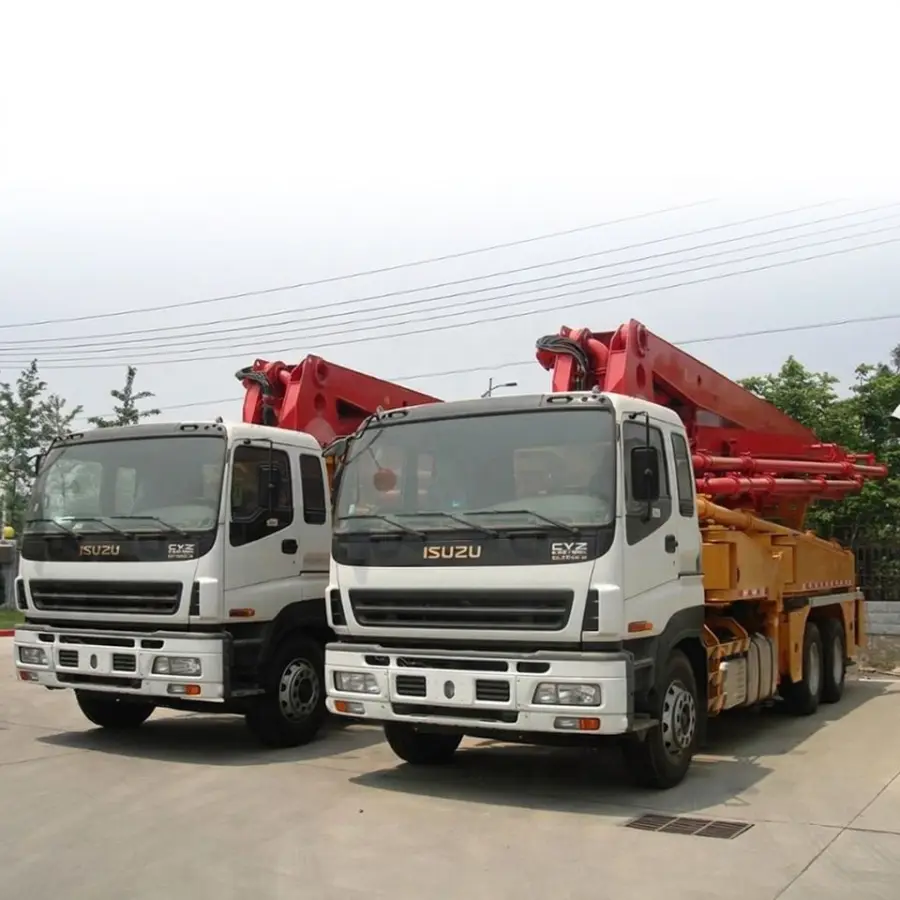 56m Truck Mounted Concrete Line Pump HB56 Factory Price for Sale — image 3
