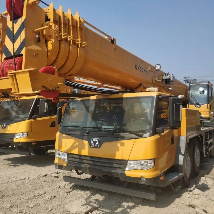 25 Ton 50 Ton 100ton Mobile Grove Truck Crane QY50K QY50KA QY50KS in Dubai for Sale — image 6