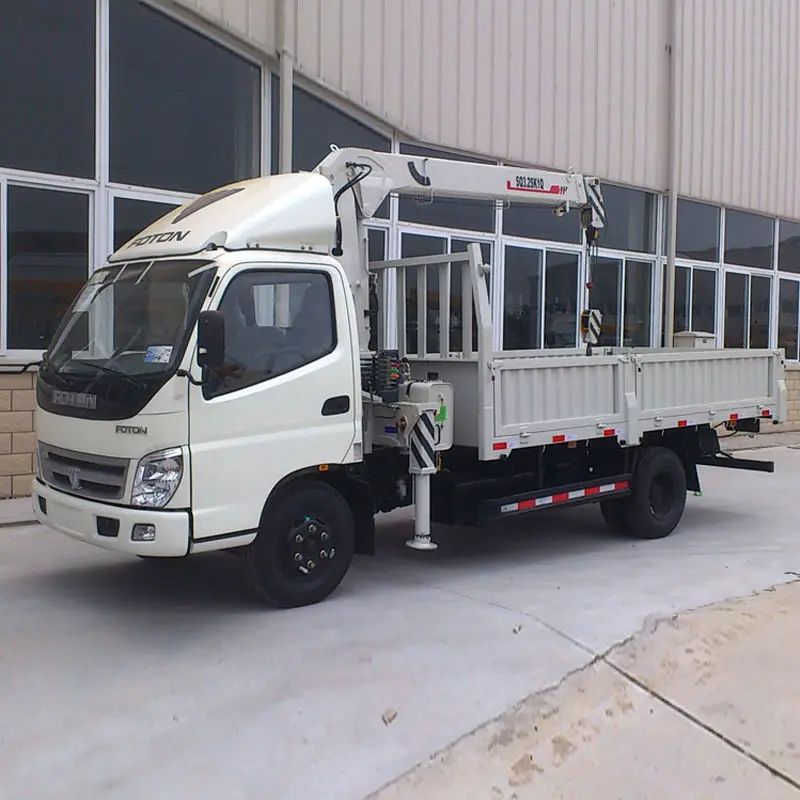 SQ3.2SK2Q 3500 kg 3.5t Small Telescopic Boom Truck Mounted Crane — image 3