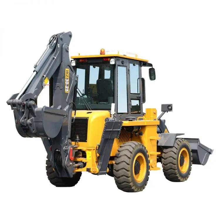 1 Cubic Meter Bucket Backhoe Loader Wz30-25 with Spare Parts Price for Sale — image 5