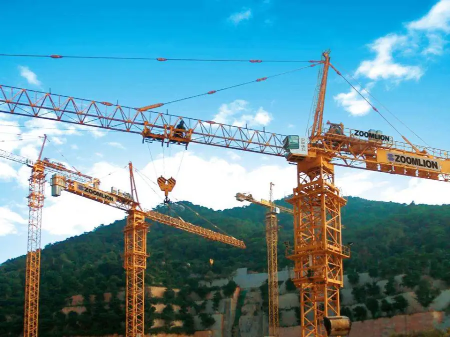 China Zoomlion TC7013-10 70m 10 Ton Hammer Head Tower Crane for Sale — image 6