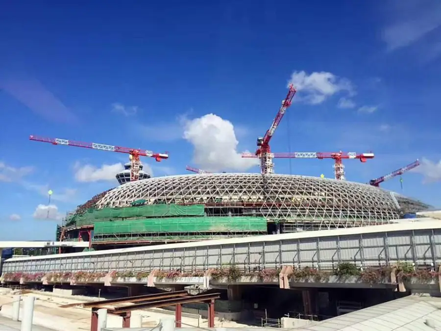 China Zoomlion L250-16 Model 60 Meter Jib Length 16 Ton Tower Crane — image 5