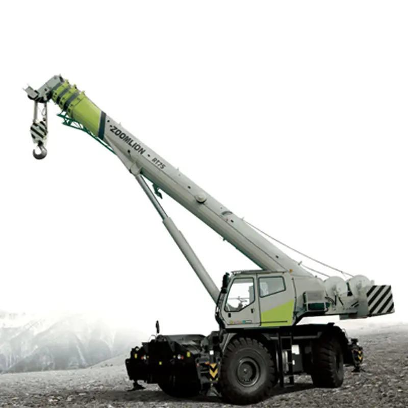 Four Wheel Drive Zoomlion Rt75 75 Tons Rough Terrain Crane for Sale Best Price — image 5