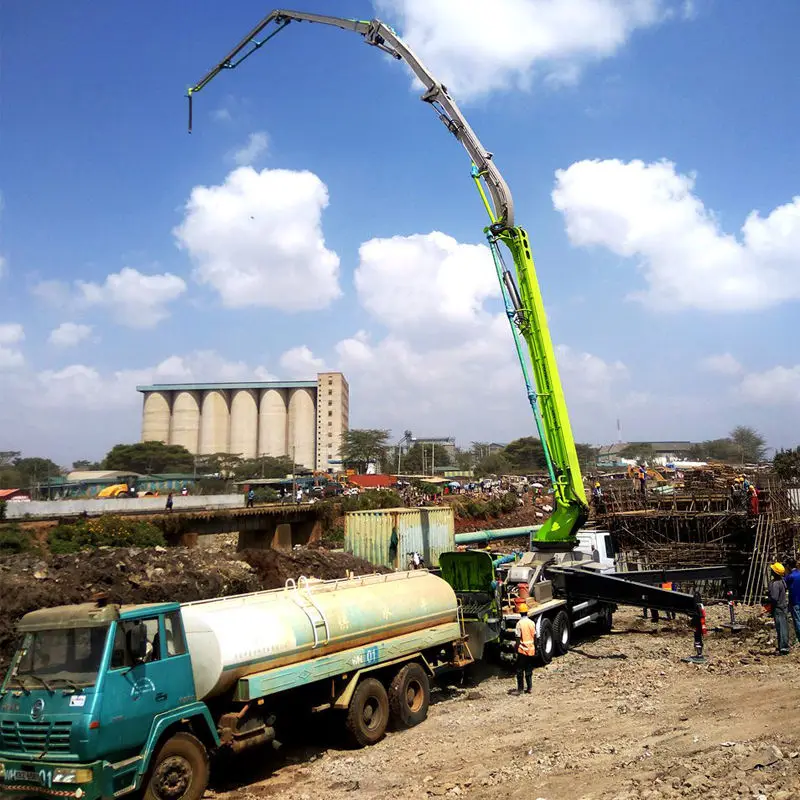Popular Zoomlion 56X-6RZ 56m Heavy Duty Concrete Pump Mounted Truck Cheap Price for Sale — image 2