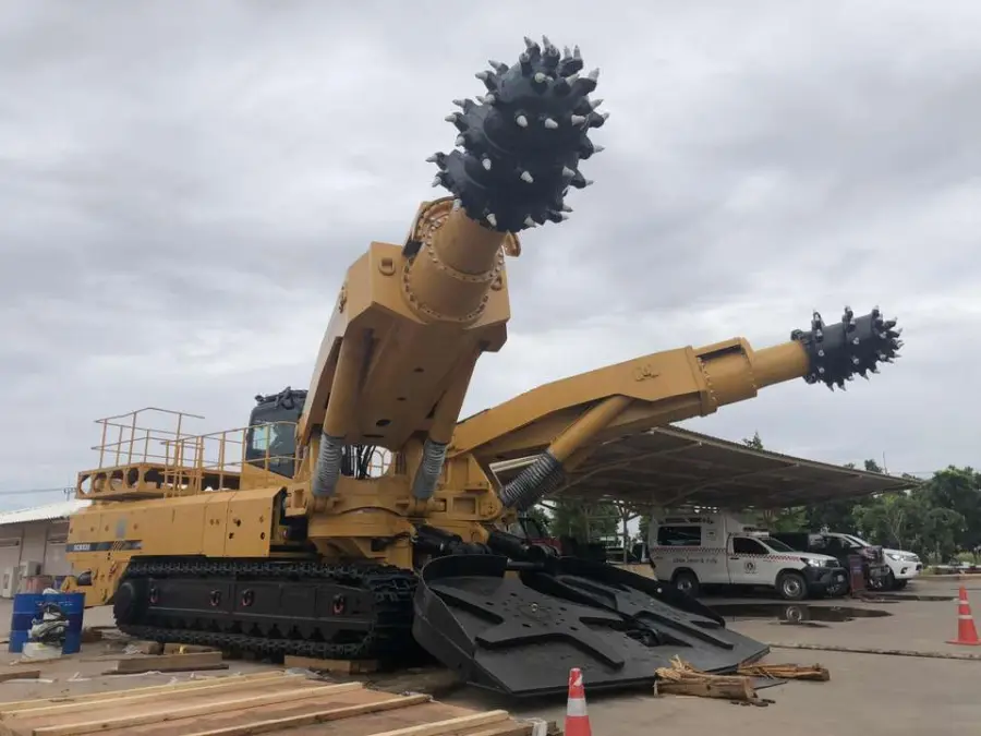 Popular Tunnel Drilling Rig 260kw Tunneling Roadheader STR260 Tunnel Boring Machine — image 4