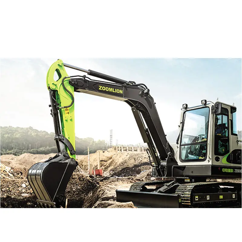 The Most Popular Zoomlion 6 Ton Mini Excavator ZE60E-10 for Sale All Over the World — view 1