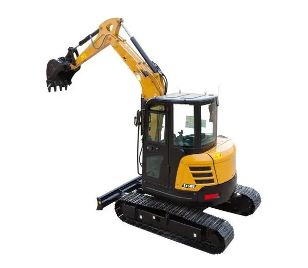 China Great Quality 5tons SY50U Small Digger Crawler Excavator Factory Price in Stock Cheap Selling — image 3