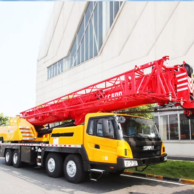 Top Brand 50ton 44.5m Truck Crane STC500T5 Mobile Crane Low Price — image 2