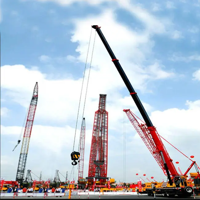 Top Brand 50ton 44.5m Truck Crane STC500T5 Mobile Crane Low Price — image 4