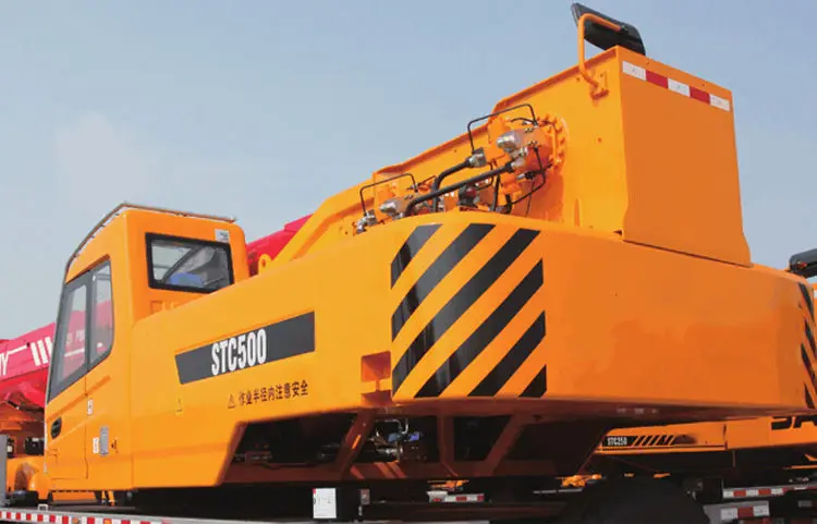Top Brand 50ton 44.5m Truck Crane STC500T5 Mobile Crane Low Price — image 6