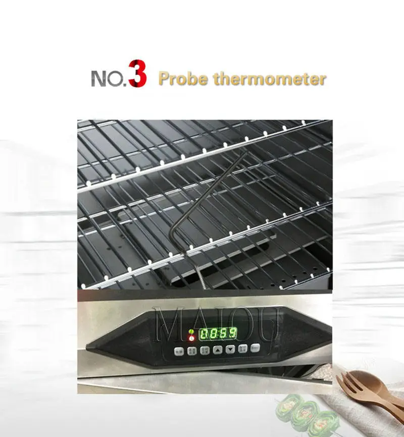 Home Use Portable Electric Smoke Making Oven Smoked Machine Fish Meat Smoker — image 4