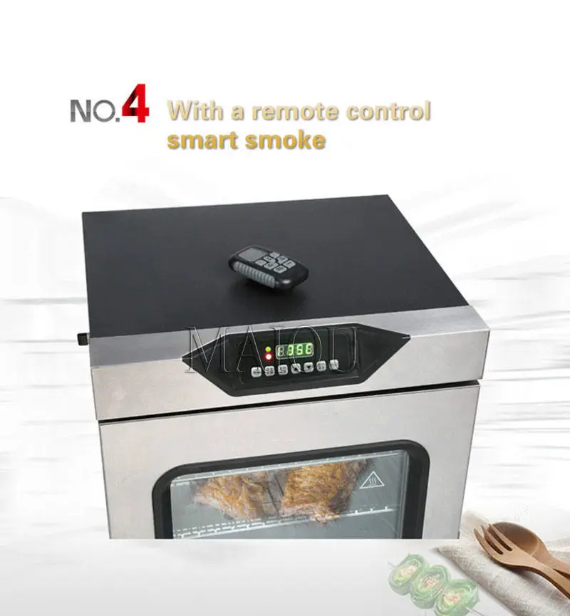 Home Use Portable Electric Smoke Making Oven Smoked Machine Fish Meat Smoker — image 5