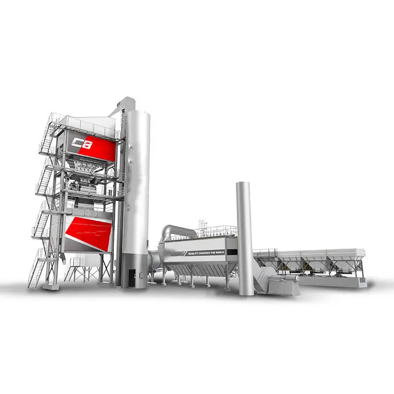 70-90 T/h Mobile Asphalt Mixing Plant Asphalt Station SLB1000C8 with Spare Parts — view 1