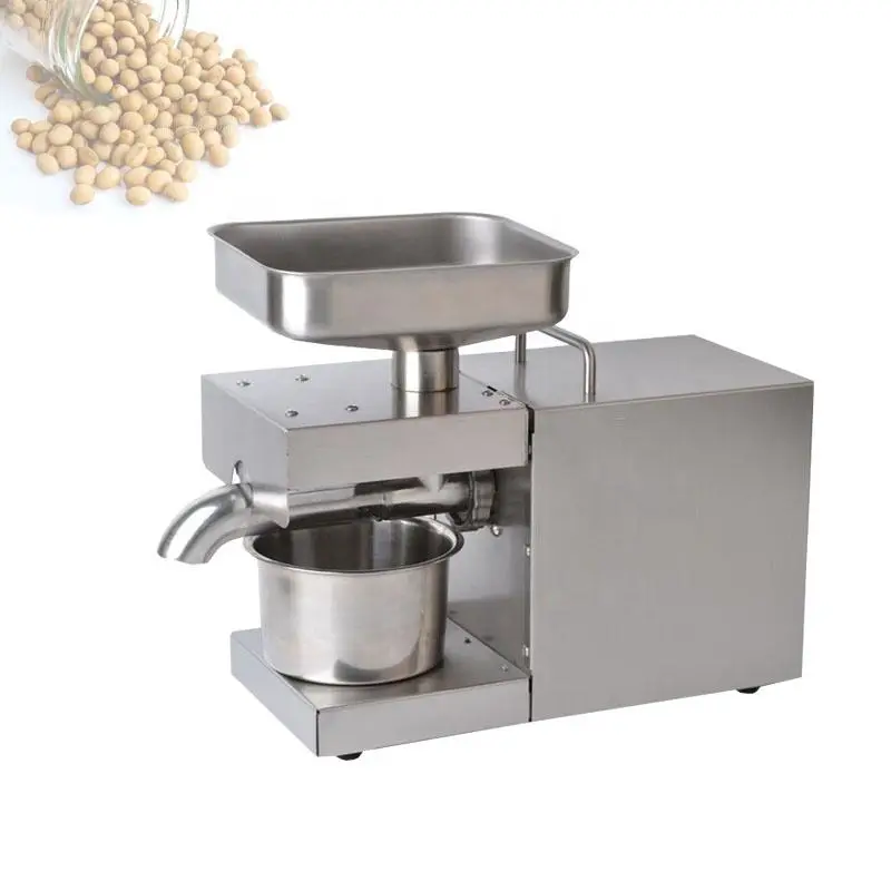 Oil Press Machine Commercial Oil Extractor Expeller Cold Pressed Linseed Oil Maker — view 1