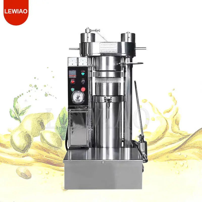 Automatic Commercial Oil Press Machine With Roasting Frying Rosin Press Hydraulic Cold Oil Making Extractor — image 3