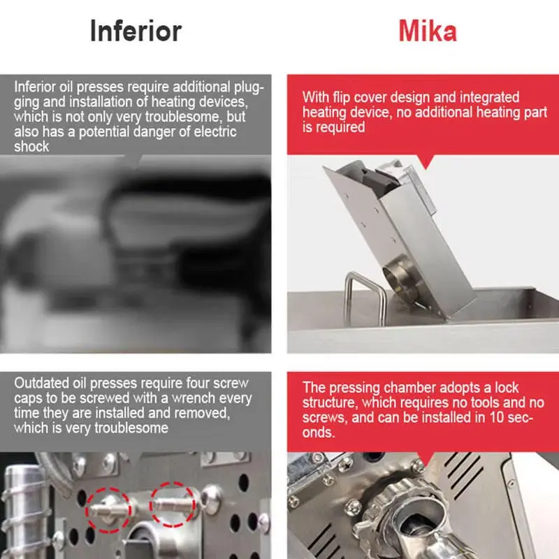 Model S9 Mini Portable Extraction Oil Press Machine for Home Use — image 7